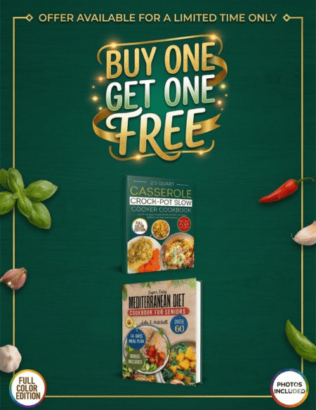 2.5 Quart Casserole Crock-Pot Slow Cooker Cookbook (Buy 1 Get 1 Free)